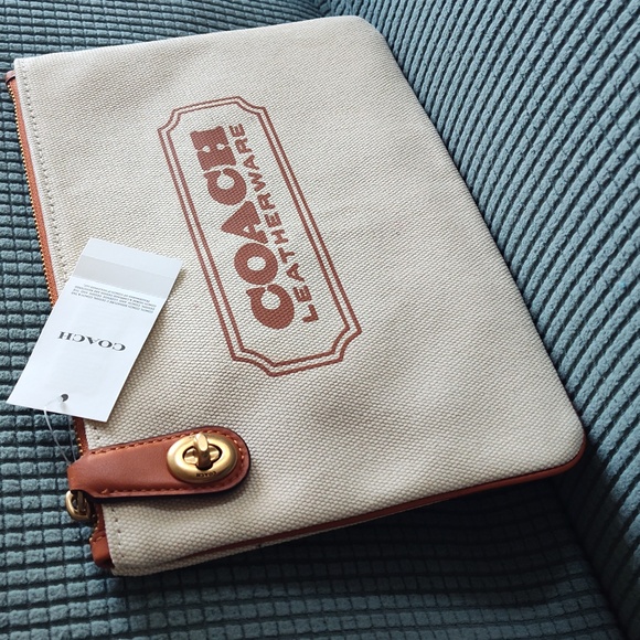 Coach Canvas Pouch - Picture 2 of 2